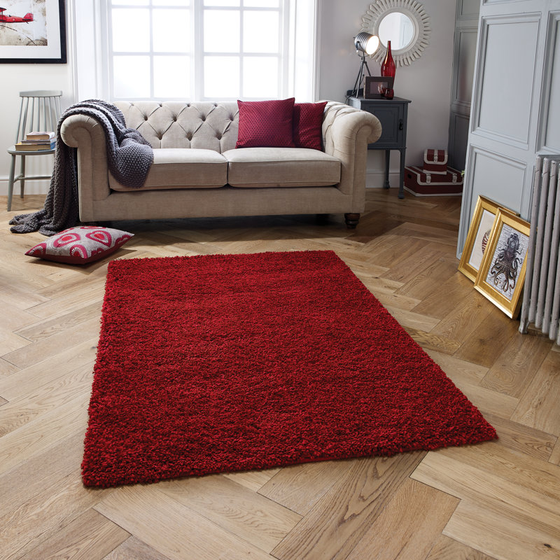 Longweave Harmony Ruby Red Rug & Reviews Wayfair.co.uk